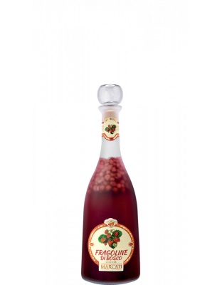 Marcati Fragoline Bosco con Grappa Erdei Szamóca Likőr 25% 0,7L / 700 ml