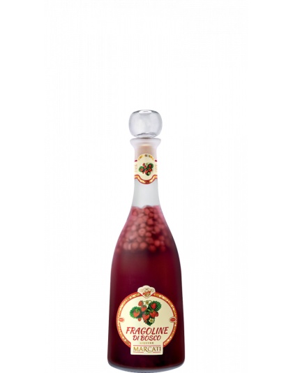 Marcati Fragoline Bosco con Grappa Erdei Szamóca Likőr 25% 0,7L / 700 ml