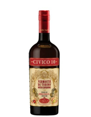 Sibona Civico 10 Vermouth Di Torino Rosso Superiore 0,75L 18%