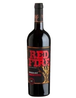 Red Fire Primitivo Puglia IGT Száraz Vörösbor 0,75l - 13,5%