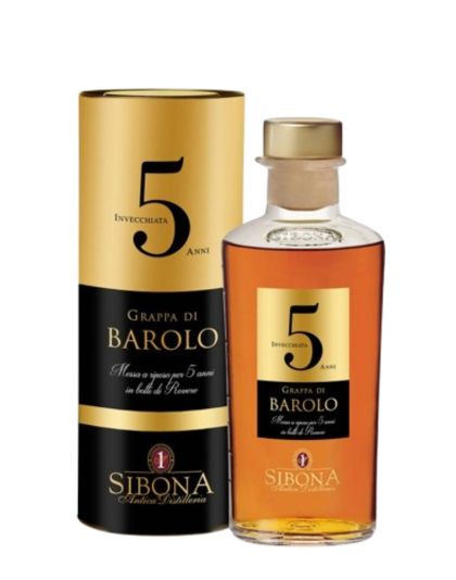 Sibona Grappa Riserva Barolo 5 Anni 0,5 L 44%